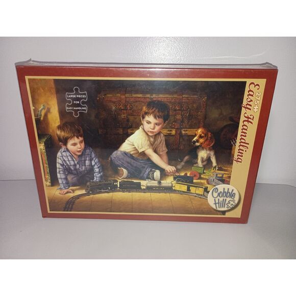 Cobble Hills Jigsaw Puzzle: Attic Treasures by Jim Daly - Easy Handling (275) - Picture 1 of 4